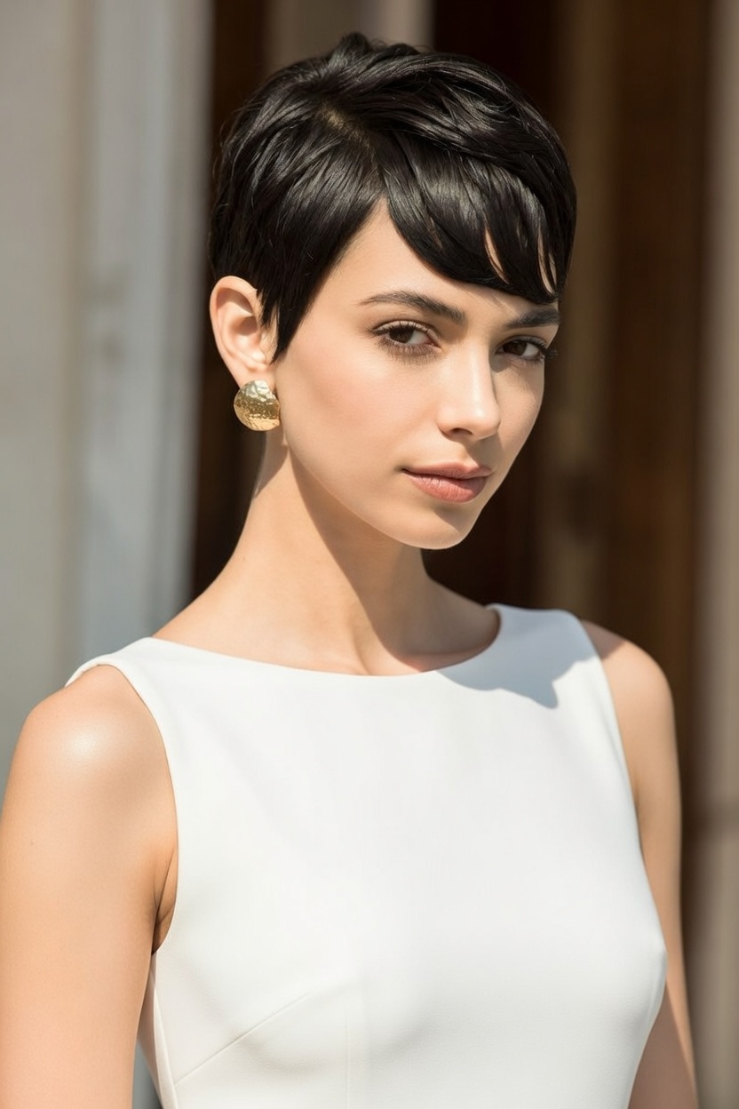 Classic pixie haircut